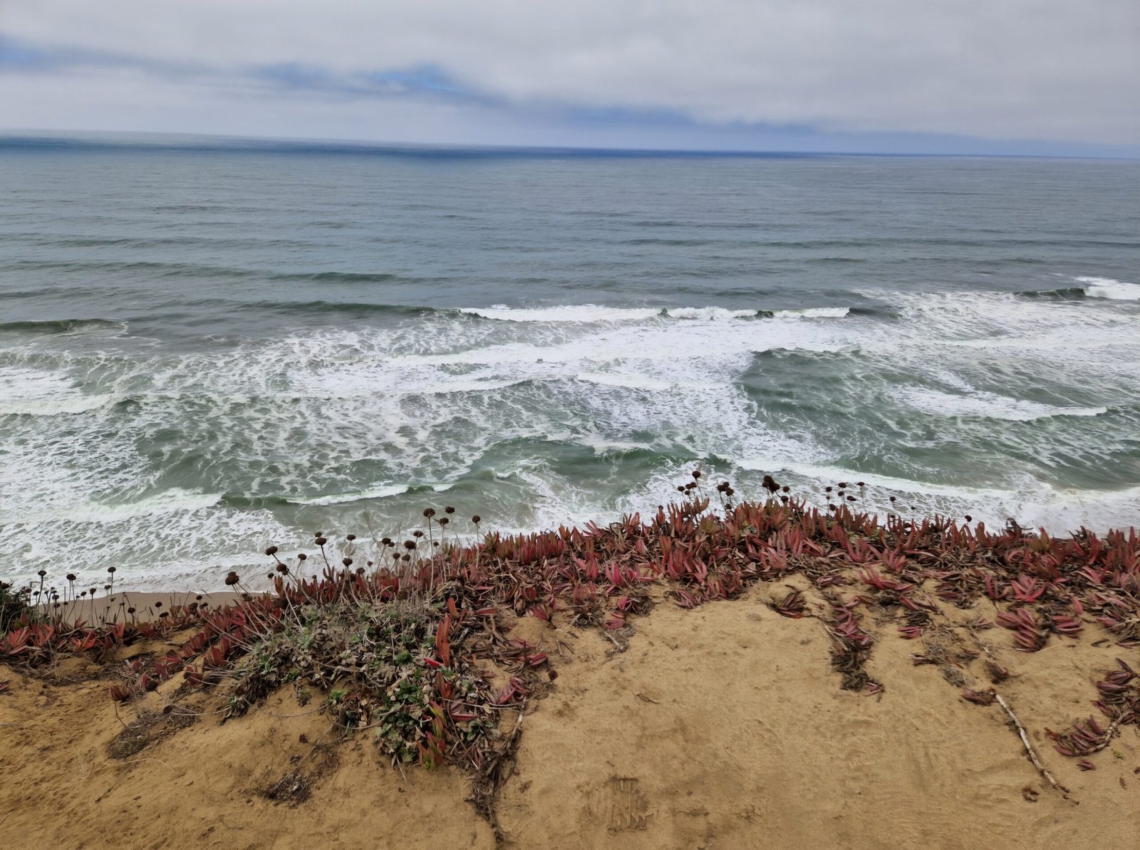 Wide landscape and ocean representing a structured weekly English study routine